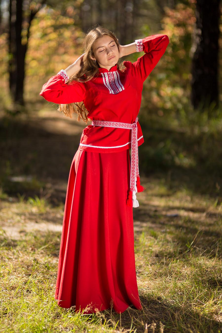 Underwear Women in Slavic costumes in Mesa